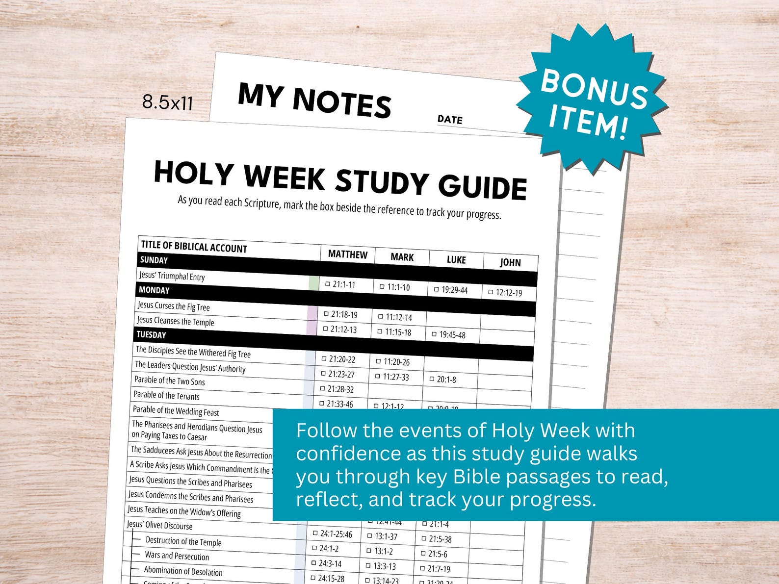 Holy Week Infograph Holy Week Timeline, Resurrection Timeline Printable, Holy Week ...