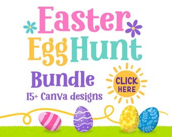 Colorful Easter Egg Hunt Bundle Easter Egg Hunt Flyer Easter Egg Hunt Flyer Easter Egg Hunt School Easter Egg Hunt Church Easter Egg Hunt