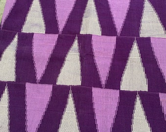 Purple Lilac and Silver Gele