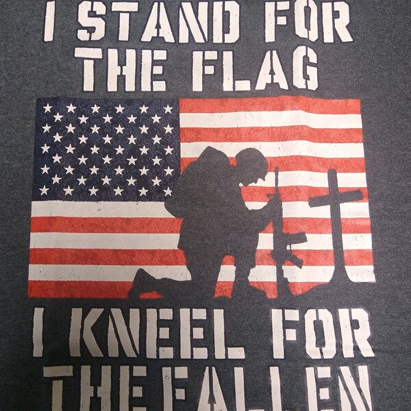 I Stand for the Flag I Kneel for the Fallen - Etsy