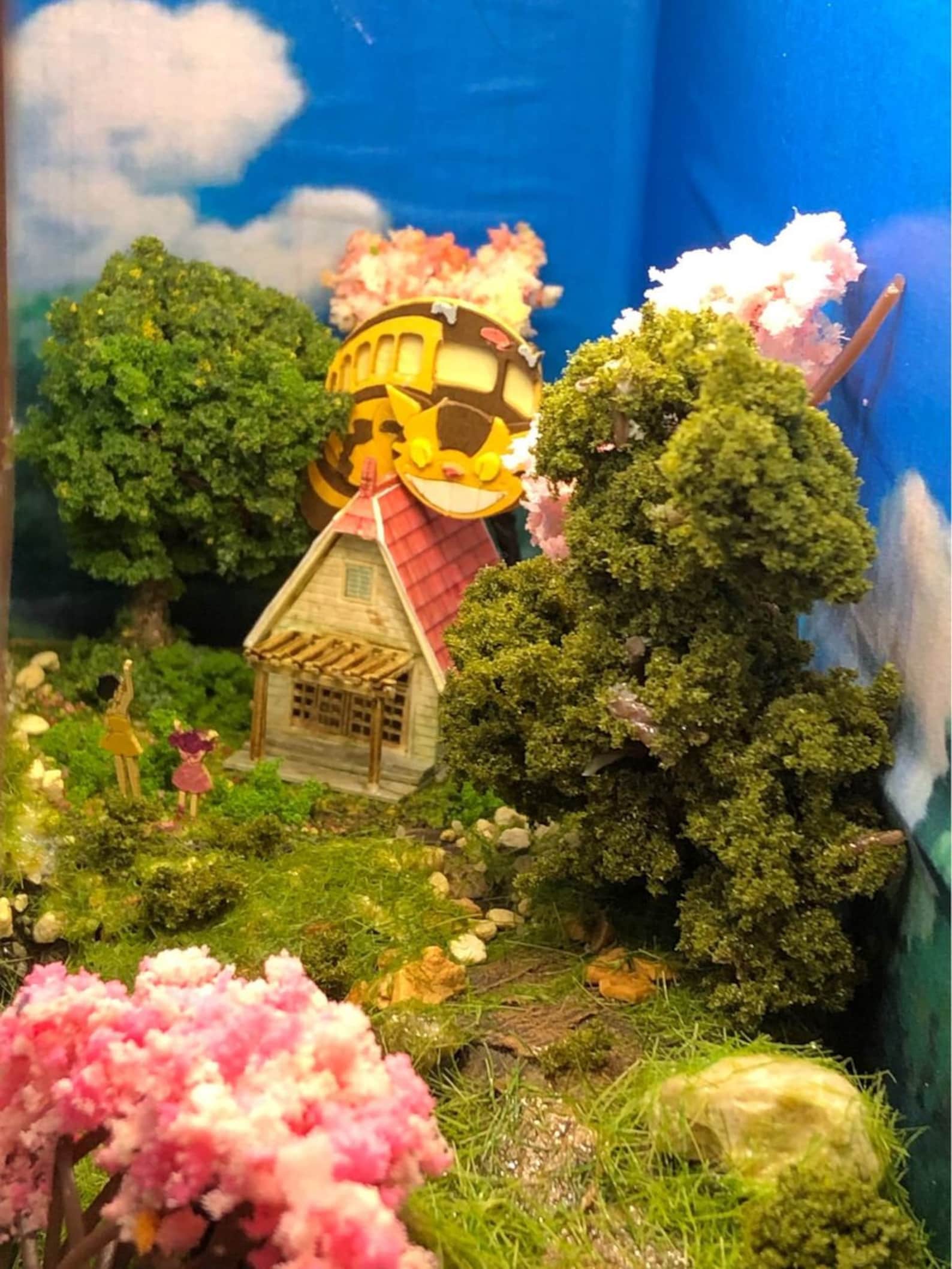 Studio Ghibli My Neighbor Totoro Book Nook - Etsy UK