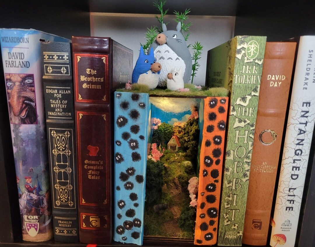Studio Ghibli My Neighbor Totoro Book Nook - Etsy