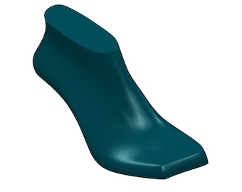 digital 3d model  fantasy shape toe high heeled  woman shoe last