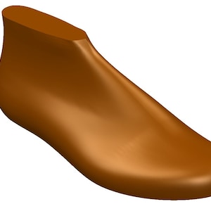 digital 3d model classical shoe last chelsea boots martens