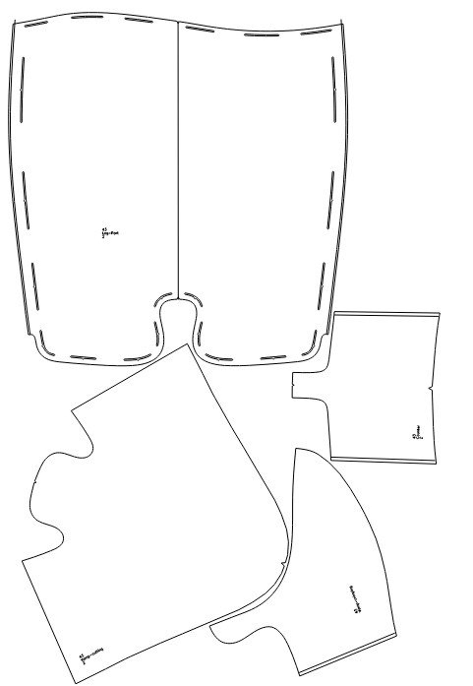 Digital PDF DXF Pattern High Knee Boots Riding Cavalry - Etsy