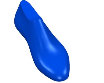 digital 3d model elegant  style men shoe last size 47