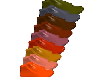digital 3d model ergonomic shoe last all sizes sectional shape