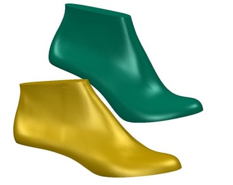 digital 3d model personal woman shoe last 2 styles high heel mid heel shoes size 36 wide