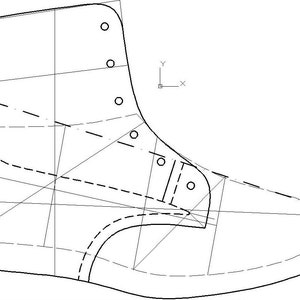 digital Shoes patterns lace up boots PDF all sizes comfortable stylish footwear design
