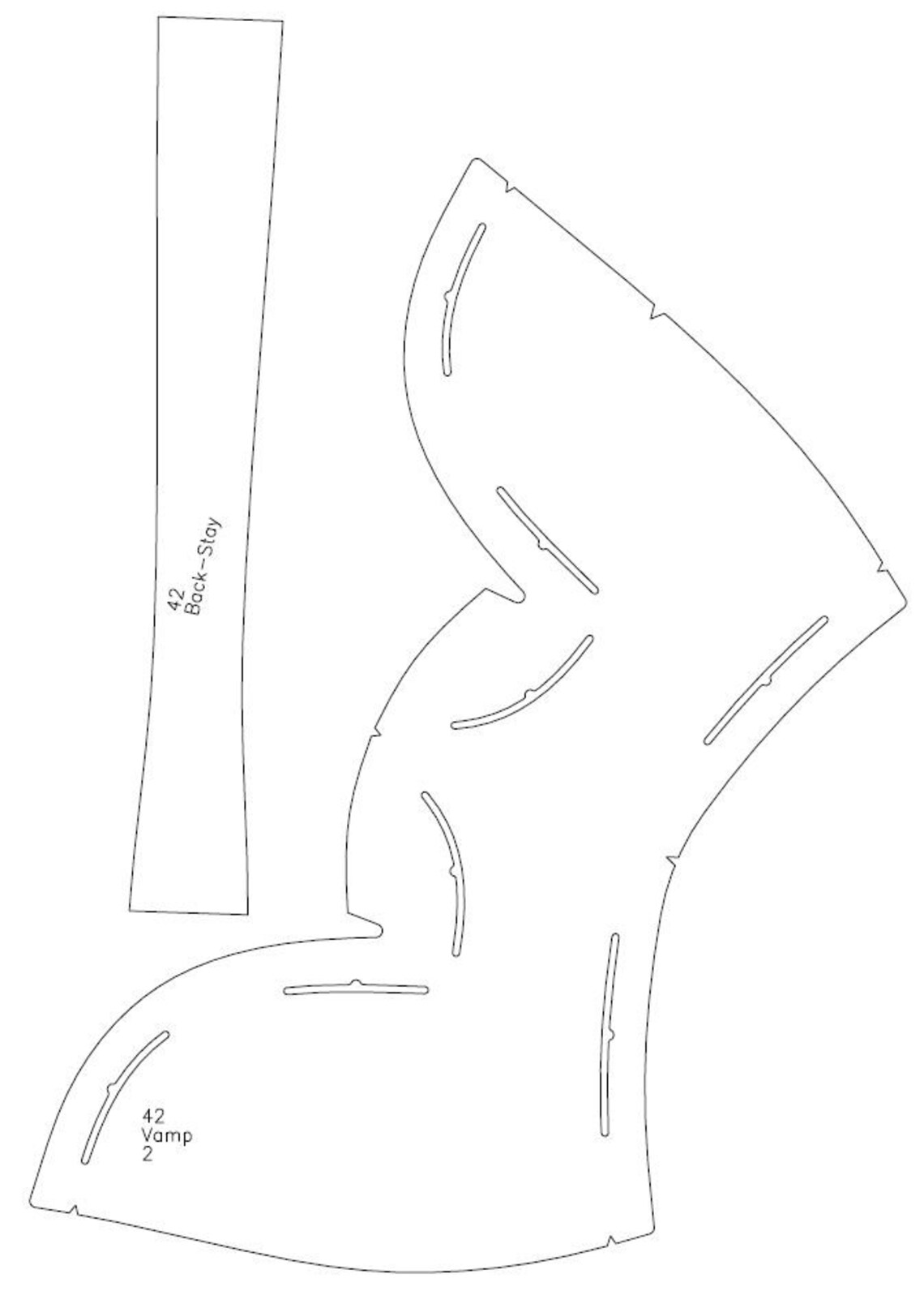 Digital 2d Pattern PDF DXF Lace up Boots Unisex All Sizes - Etsy