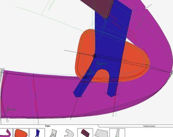 digital PDF pattern monk-loafer shoes  shoemaking all sizes
