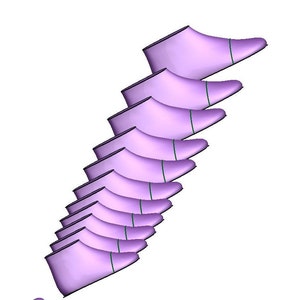 digital 3d models  children kids barefoot flat shoe last,  sizes  4 - 9 (US)  shoes, sneakers, slippers, boots