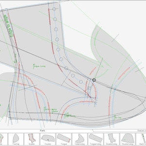 Digital 2d Pattern PDF DXF Lace up Boots Unisex All Sizes - Etsy