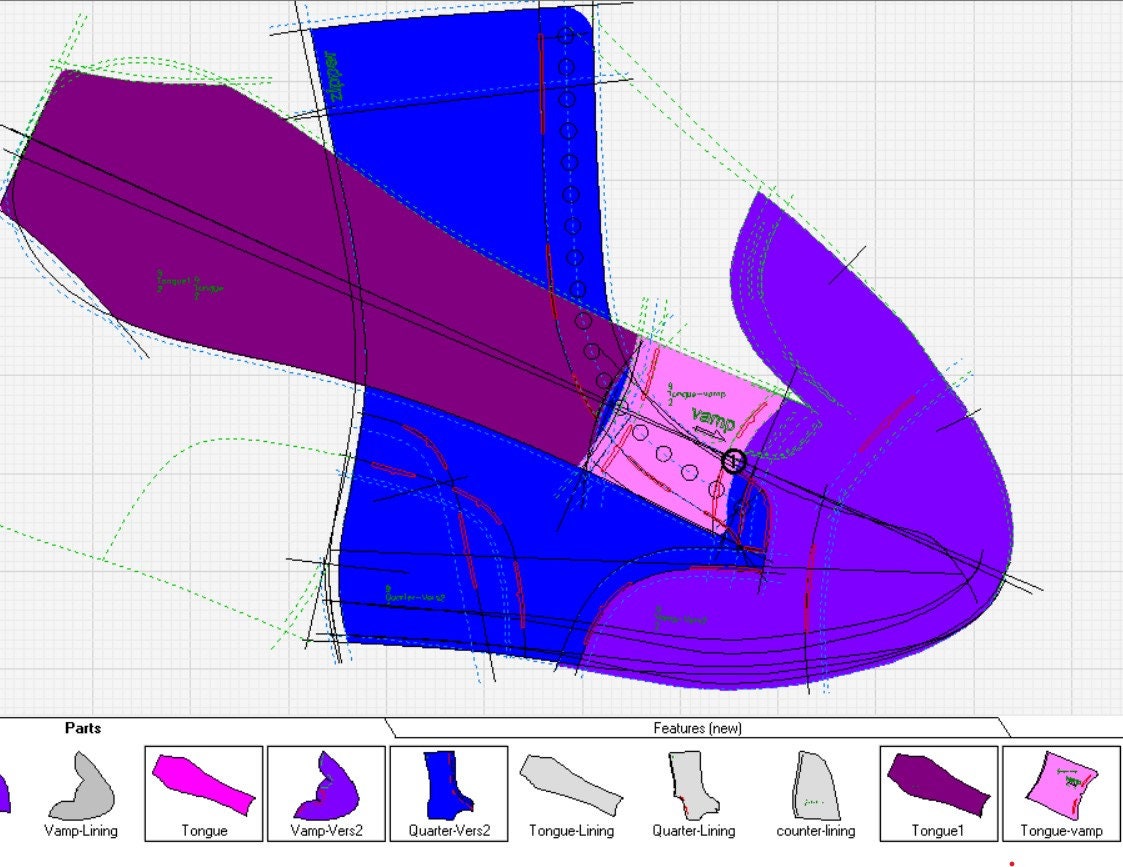 Boot 2d Pattern Digital 2d Pattern PDF DXF Lace up Blucher Boots Unisex One Size - Etsy
