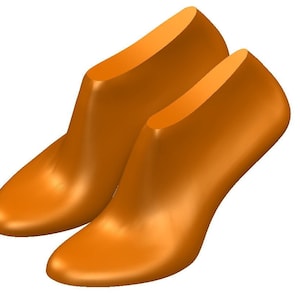 forma de sapato feminino pessoal de salto alto modelo 3D digital