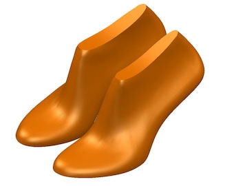 digital 3d model high heel  personal woman shoe last
