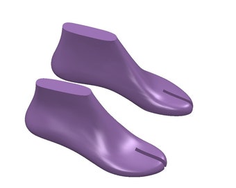 personal digital 3d model   sandal shoe last
