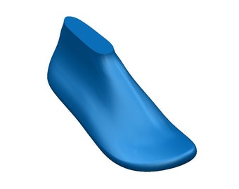 digital 3d model ergonomic shoe last anatomical footbed all sizes