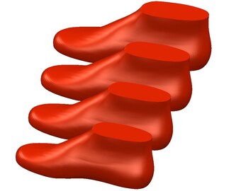 Modèle numérique 3D Mocassin ergonomique pour enfants