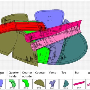 Digital Boots Pattern Shoe Making PDF DXF Women All Sizes Boots Velcro ...