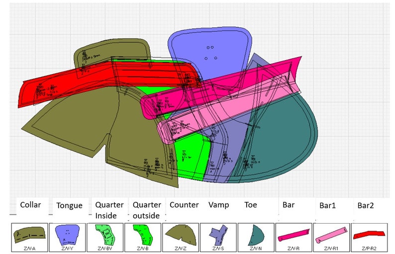 Digital Boots Pattern Shoe Making PDF DXF Women All Sizes Boots Velcro ...