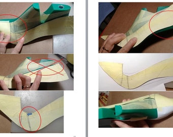 women shoes design  PDF tutorial guide how to design pumps shoes court dorsay shoes T-strap sandals