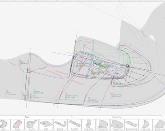 Baskets basses avec motif PDF DXF, chaussures à lacets toutes les 17 tailles