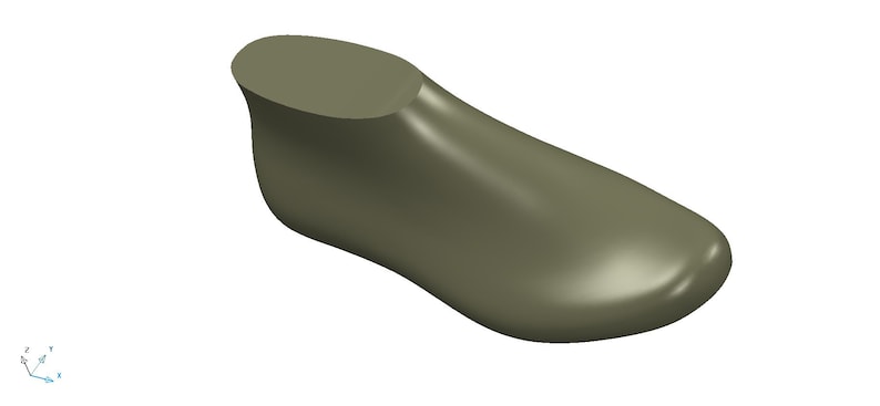 Peut inclure: Une forme de chaussure en bois vert, utilis&eacute;e pour cr&eacute;er la forme d'une chaussure.