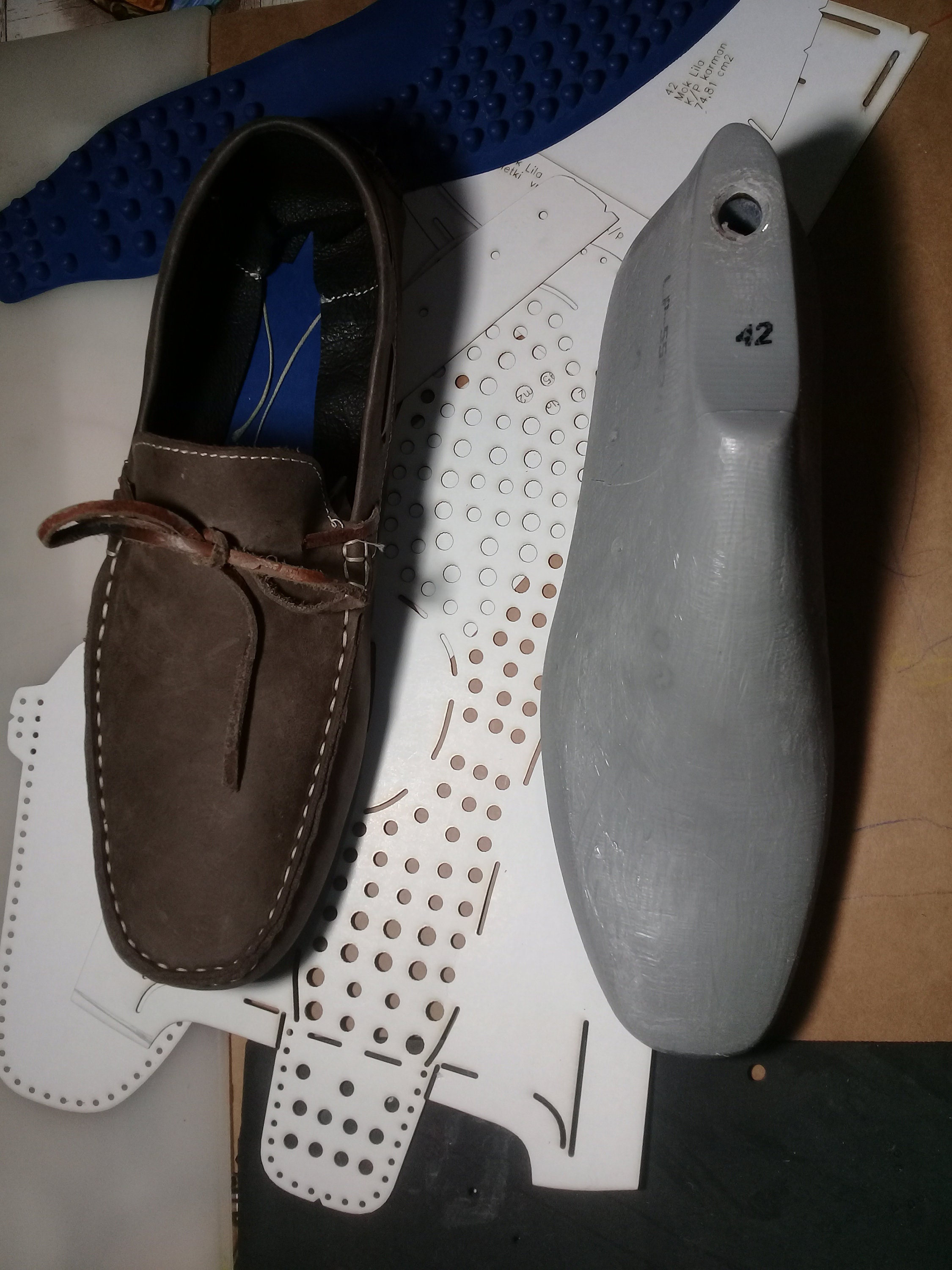 Digital Project Driving Handmade Moccasins Patterns Shoe