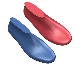 digital 3d model wide shoe  last  men slip-on sneakers comfort two styles