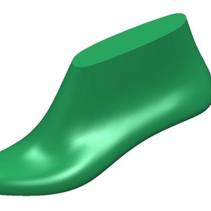 digital 3d model of the shoe last heel height 4 сm
