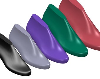 digital 3d models range athletic shoe last all sizes (17 sizes)