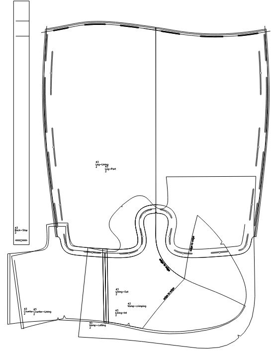 Digital PDF DXF Pattern High Knee Boots Riding Cavalry - Etsy