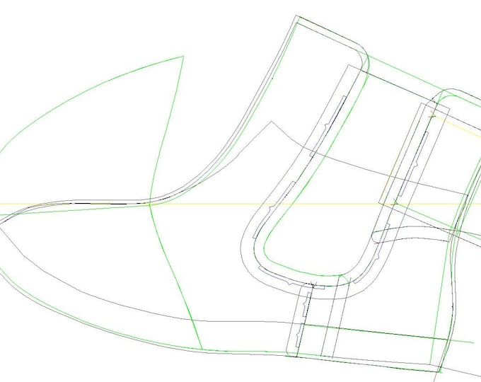 Digital 2d Pattern of the Woman Chelsea Boots Size 37 - Etsy