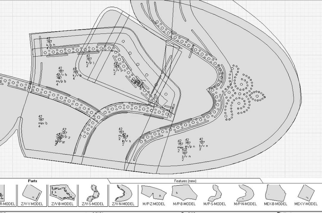 Digital Pattern Shoe Making PDF DXF Men Boots Brogues All Sizes - Etsy