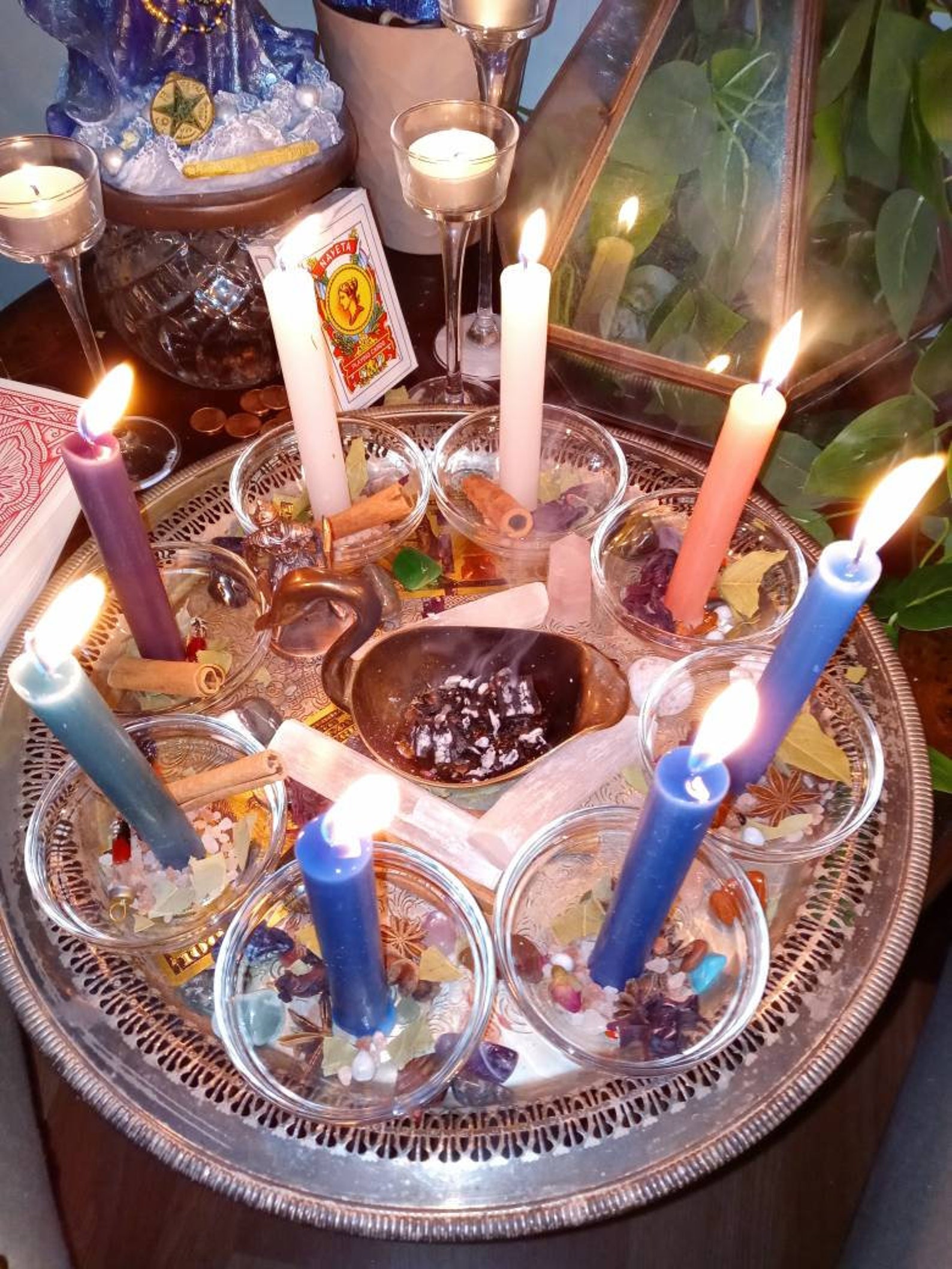 New Moon Monthly Candle Service and Ritual / Self Confidence / Etsy