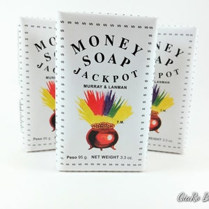 Money Drawing Jackpot Soap Murray & Lanman 3.3 oz  Gamble Lucky Spiritual Ceremony Prosperity Wish Dream