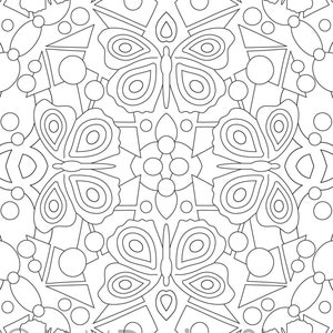 Coloring Page, Butterfly Design, Butterfly Art, Butterfly Pattern, Coloring for Adults, Coloring for Kids, Coloring Pages Girl, Butterfly