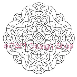 Coloring Pages Printable, Mandala Coloring Page, Adult Coloring Book, Mandala Art, Instant Download