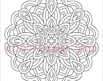 Mandala Ausmalen, Abstraktes Mandala, Ausmalen für Erwachsene, Mandala Design, Ausmalen Mandala, Ausmalen für Erwachsene, Ausmalen für Frauen, Mandala Art
