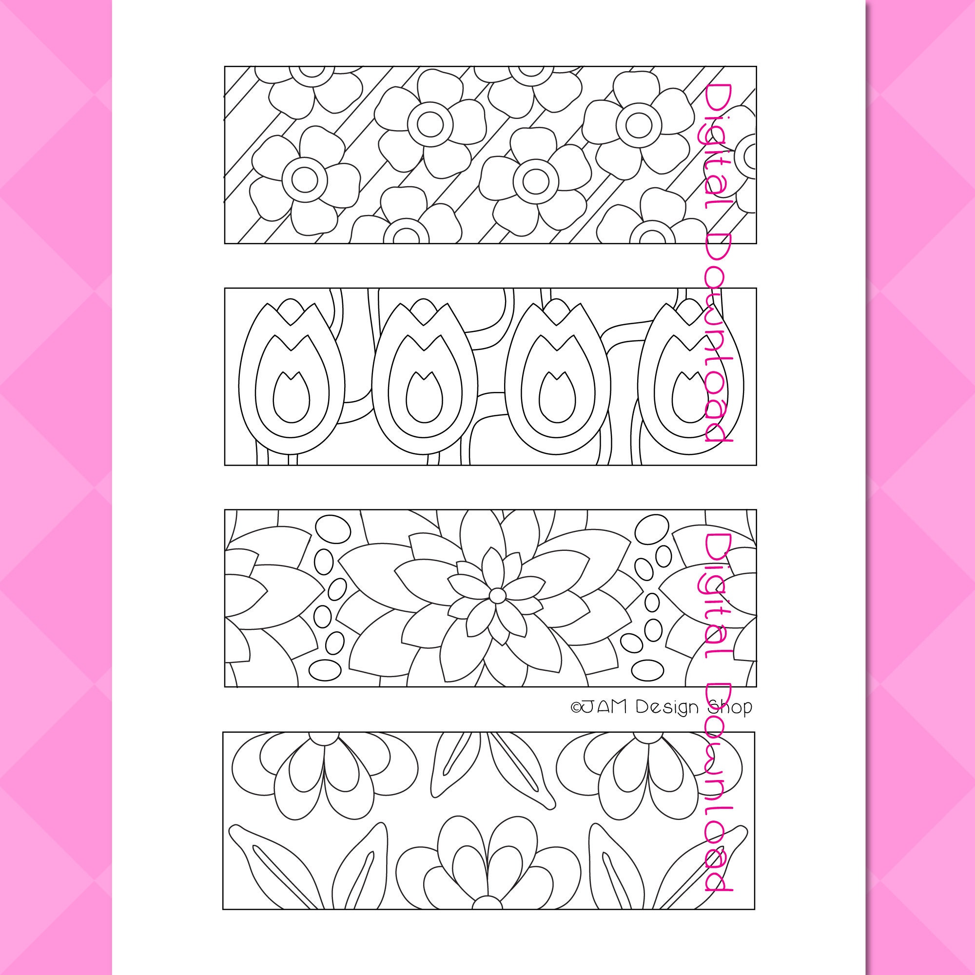 Coloring Bookmarks, Bookmark Set, Bookmarks for Women, Bookmarkers Set ...