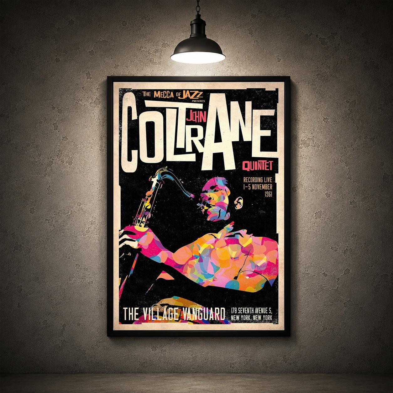 The Village Vanguard Coltrane Poster - Etsy