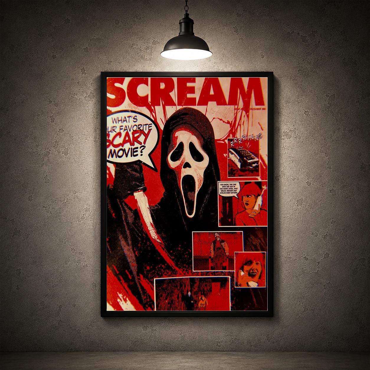 スクリーム映画ポスター - Etsy 日本