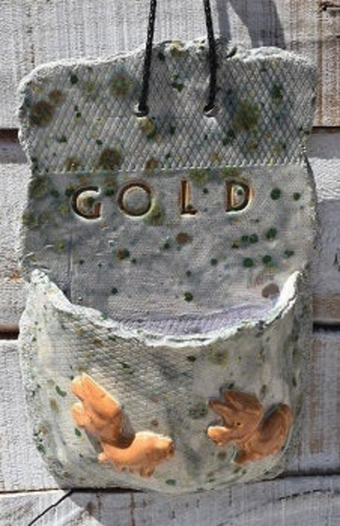 Hand Built Ceramic Wall Pocket Etsy UK