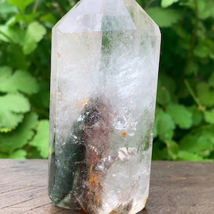 Lodolite/Garden Quartz point