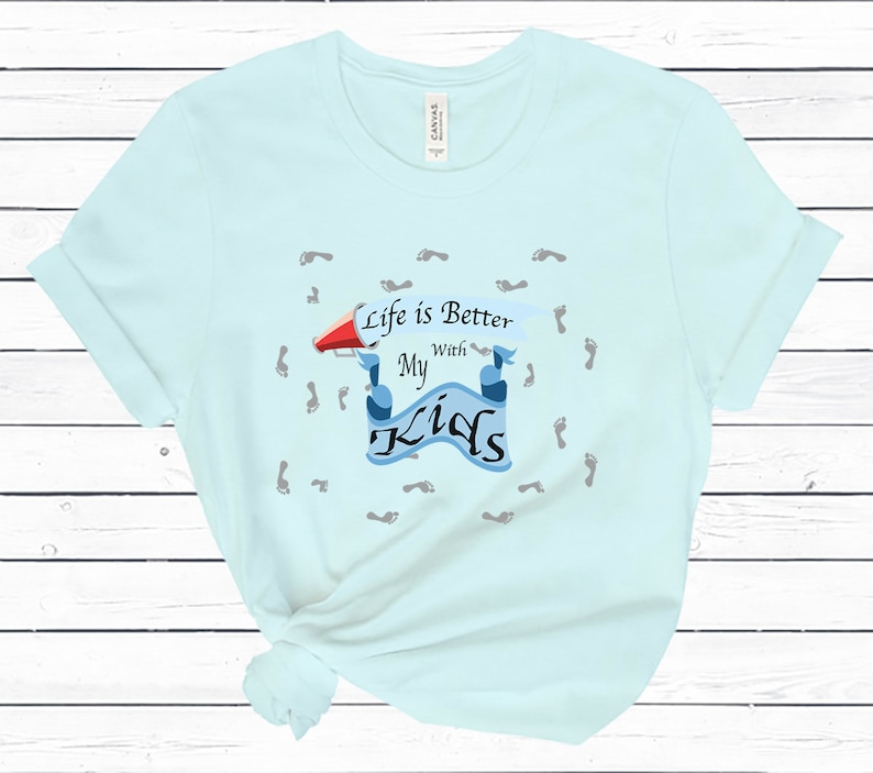Gift for Dad Dad Shirt Gift for Mom Mom Shirt Life Is Better With My Kids Shirt
