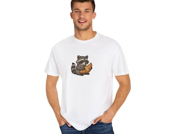 Cute Raccoon T-Shirt, Unisex Funny Tee, Gift for Animal Lovers, Cute Animal Apparel, Casual Wear, Birthday Gift