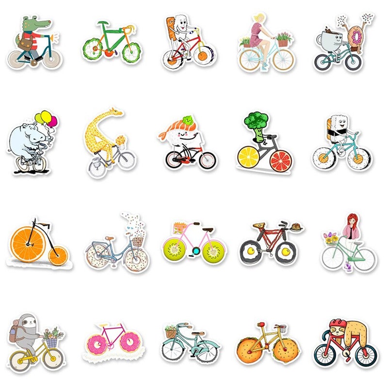 funny bike decals