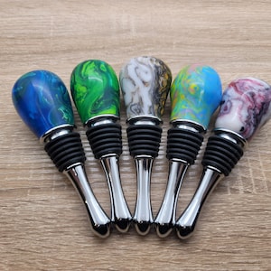 Hand Made Acrylic Wine Bottle Stoppers