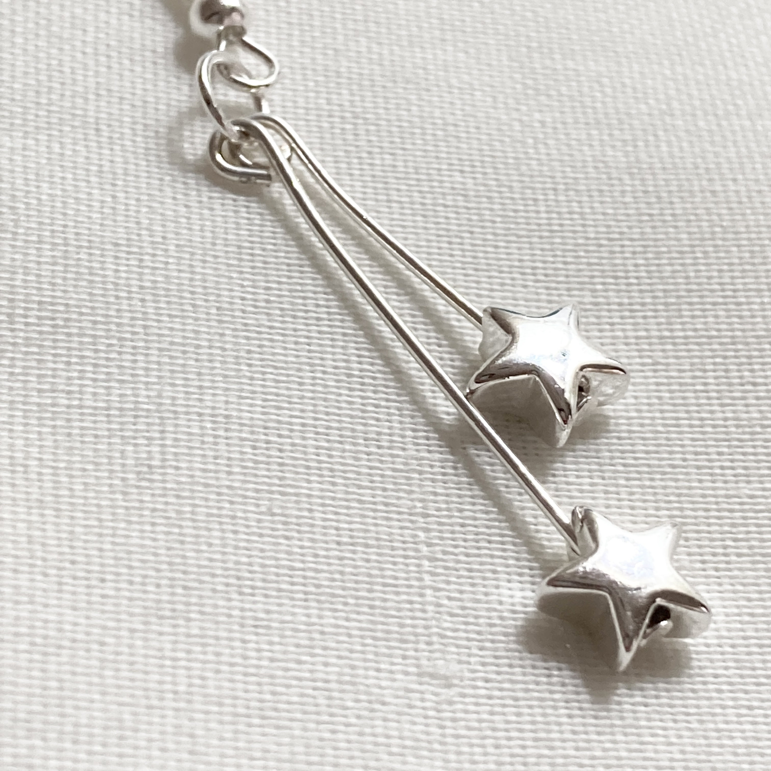 Five Stars Dangle Down Earrings